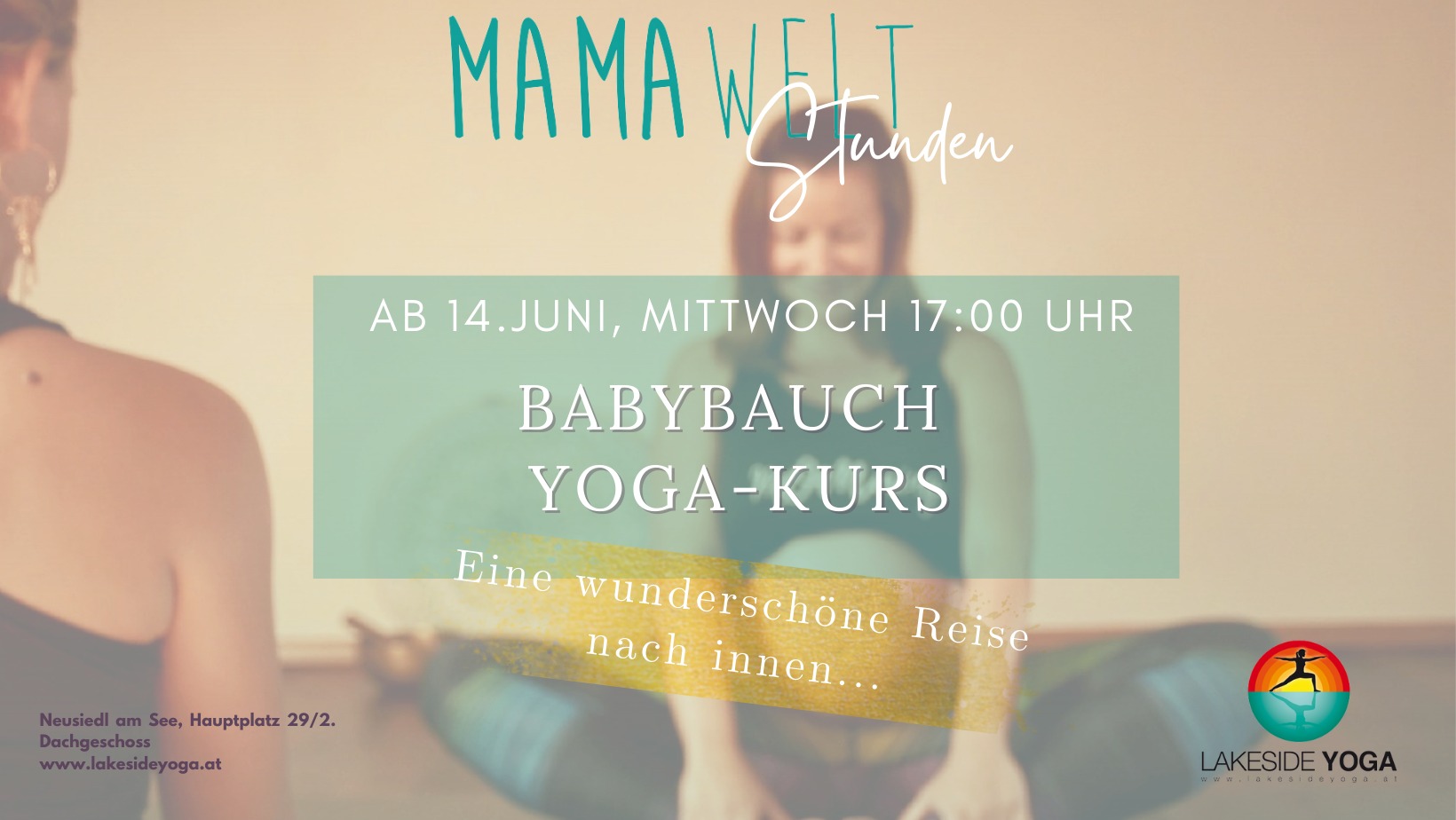 Babybauch Yoga-Kurs ab 5/7 Mittwoch um 17:00