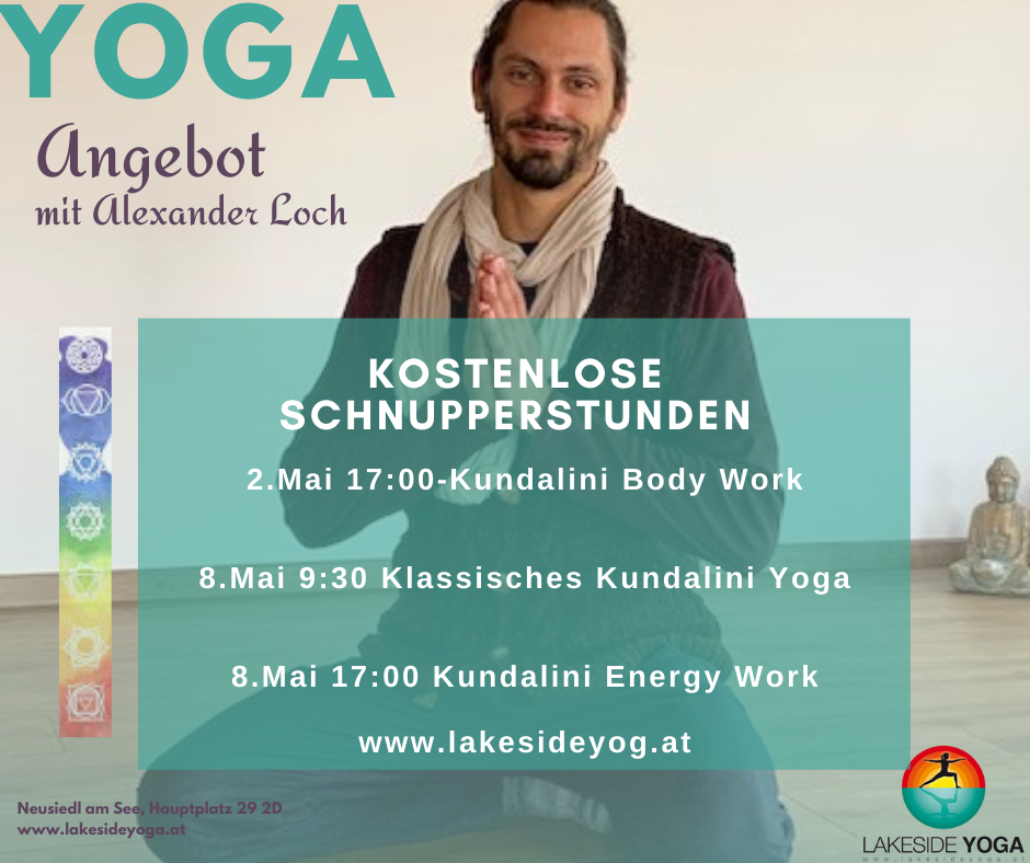 Kostenlose Schnupperstunden- Kundalini Yoga mit Alexander