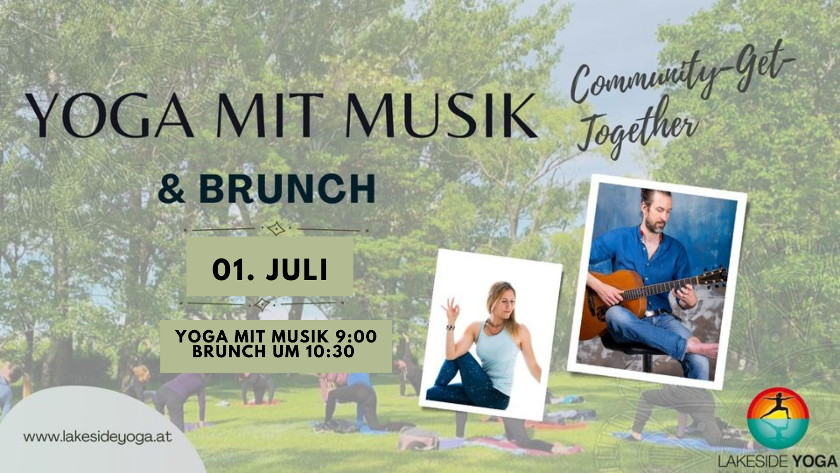 Community Get-Together: Yoga mit Live Musik + Brunch