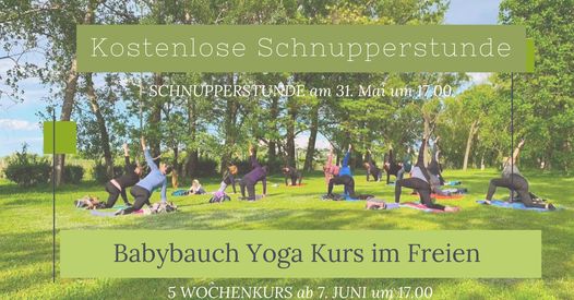 Kostenlose Schnupperstunde-Babybauch Yoga-Kurs 31.MAI um 17:00 Uhr